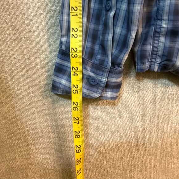 REI Co-op Men’s Plaid Long Sleeve Performance Shirt – Size Medium - Picture 9 of 10